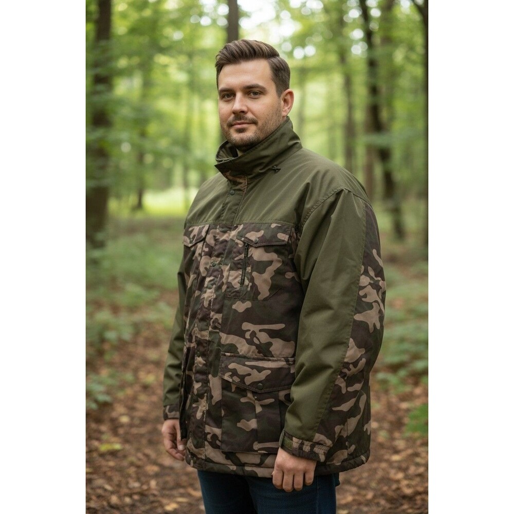 Boulder Creek Co Camouflage Jacket 6XLT Flannel Lined Parka Mens W/HOOD